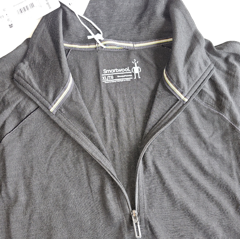 Smartwool Women's Classic All-Season Merino Base Layer 1/4 Zip Sz XL - Picture 10 of 12